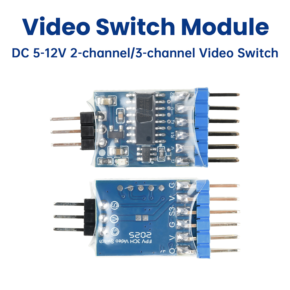 Drone Video Production - DC 5-12V 2-Channel/3-Channel Video Switcher Video