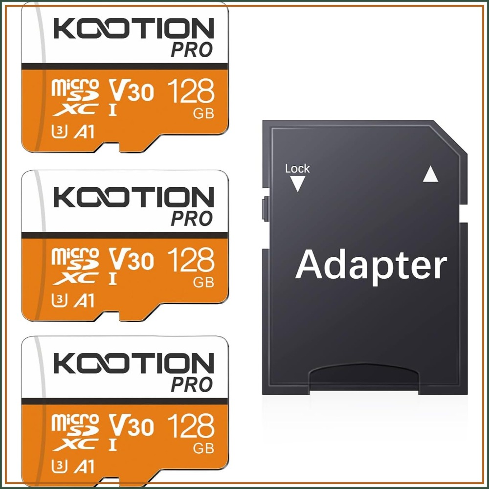 Drone Video Production - 128GB Micro SD Card 3 Pack,
