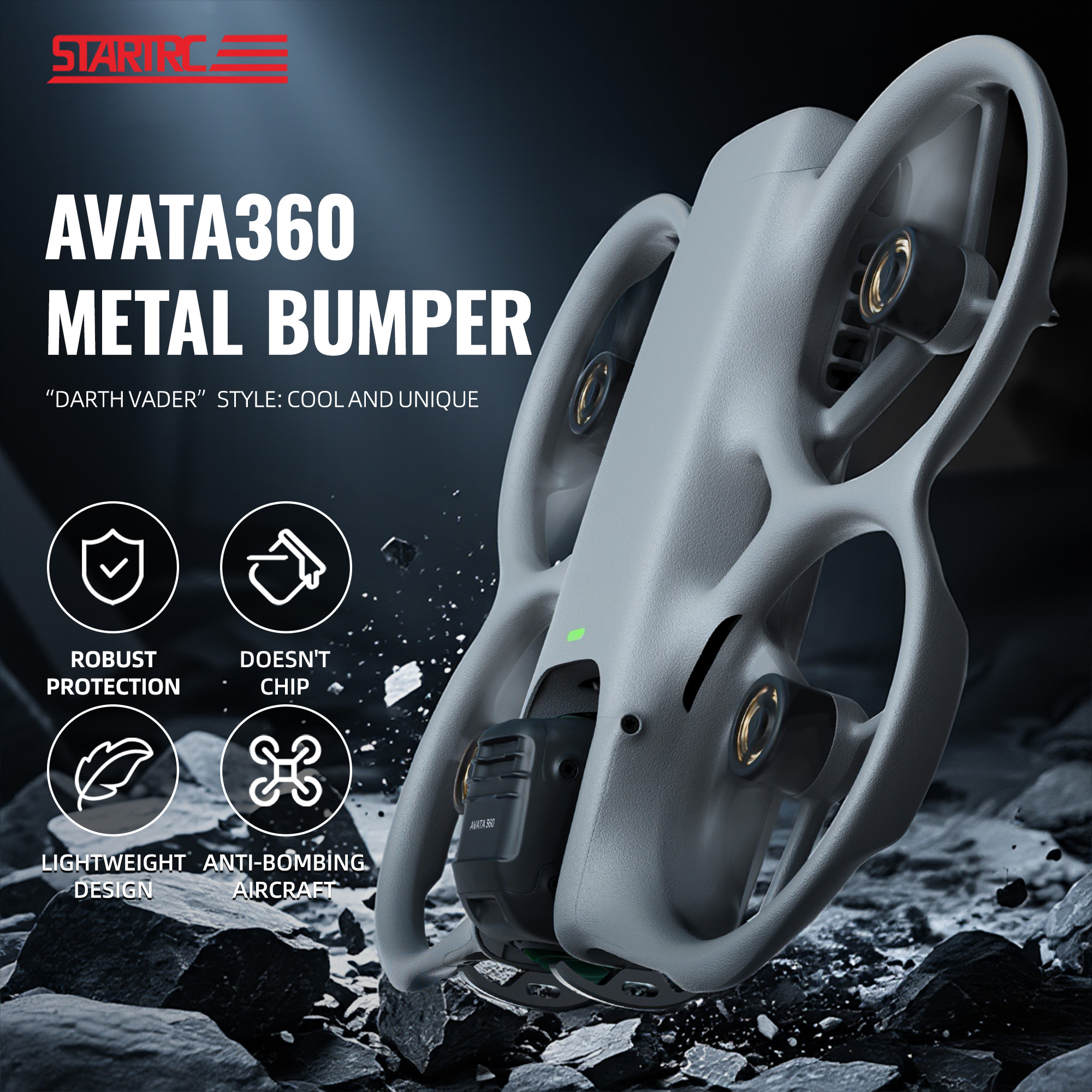 STARTRC Aluminum Alloy Gimbal  - огляд і ціна Drone Aerial Photography