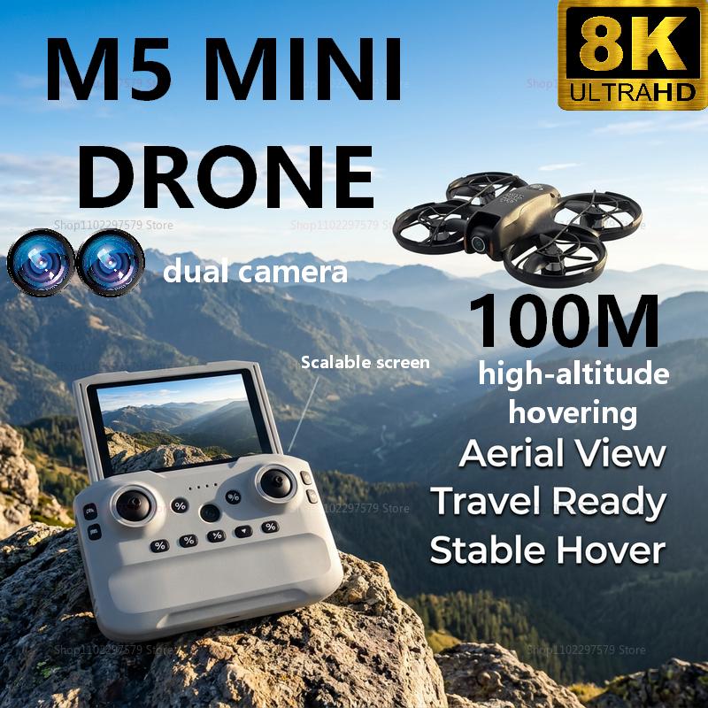 2026 New M5 Mini Drone 8K HD C - огляд і ціна Drone Aerial Photography