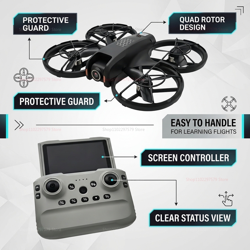 2026 New M5 Mini Drone 8K HD C - огляд і ціна Drone Aerial Photography