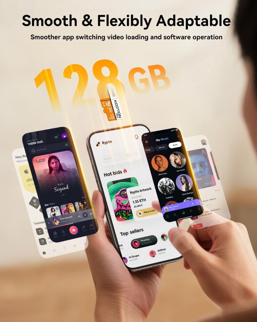 128GB Micro SD Card 3 Pack, UH - огляд і ціна Drone Video Production